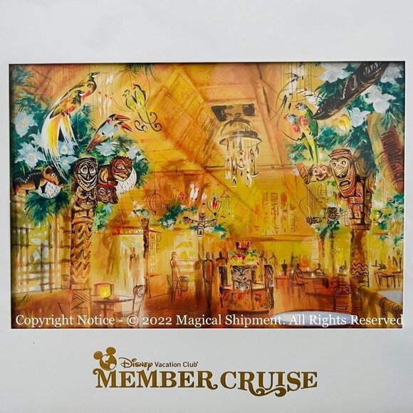 Disney Vacation Club Member Cruise 2019 California to Canada | Lithograph Print - Picture 3 of 3